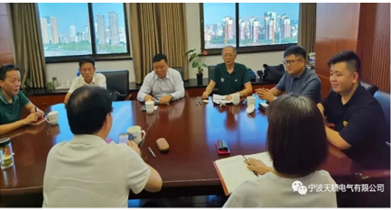 宁波天顺电气有限公司协同河北省宁波商会积极做好“三服务”工作